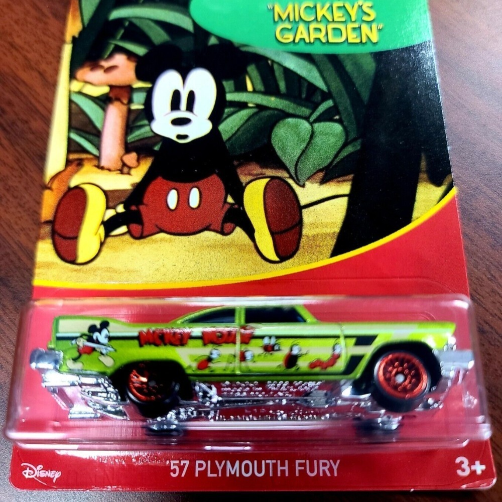 台灣現貨👍 Mattel 美泰兒 Hot wheels 風火輪 迪士尼 Mickey 米奇聯名 合金小汽車 共8款-細節圖2