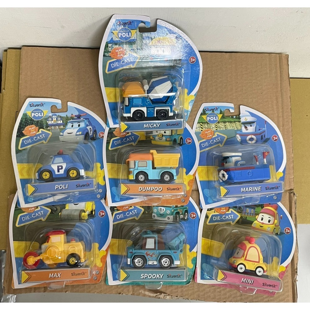 台灣現貨👍波力救援小英雄 -米妮 甲蟲車 吊卡  波力 波利玩具車 波力小汽車 波利合金車-細節圖6