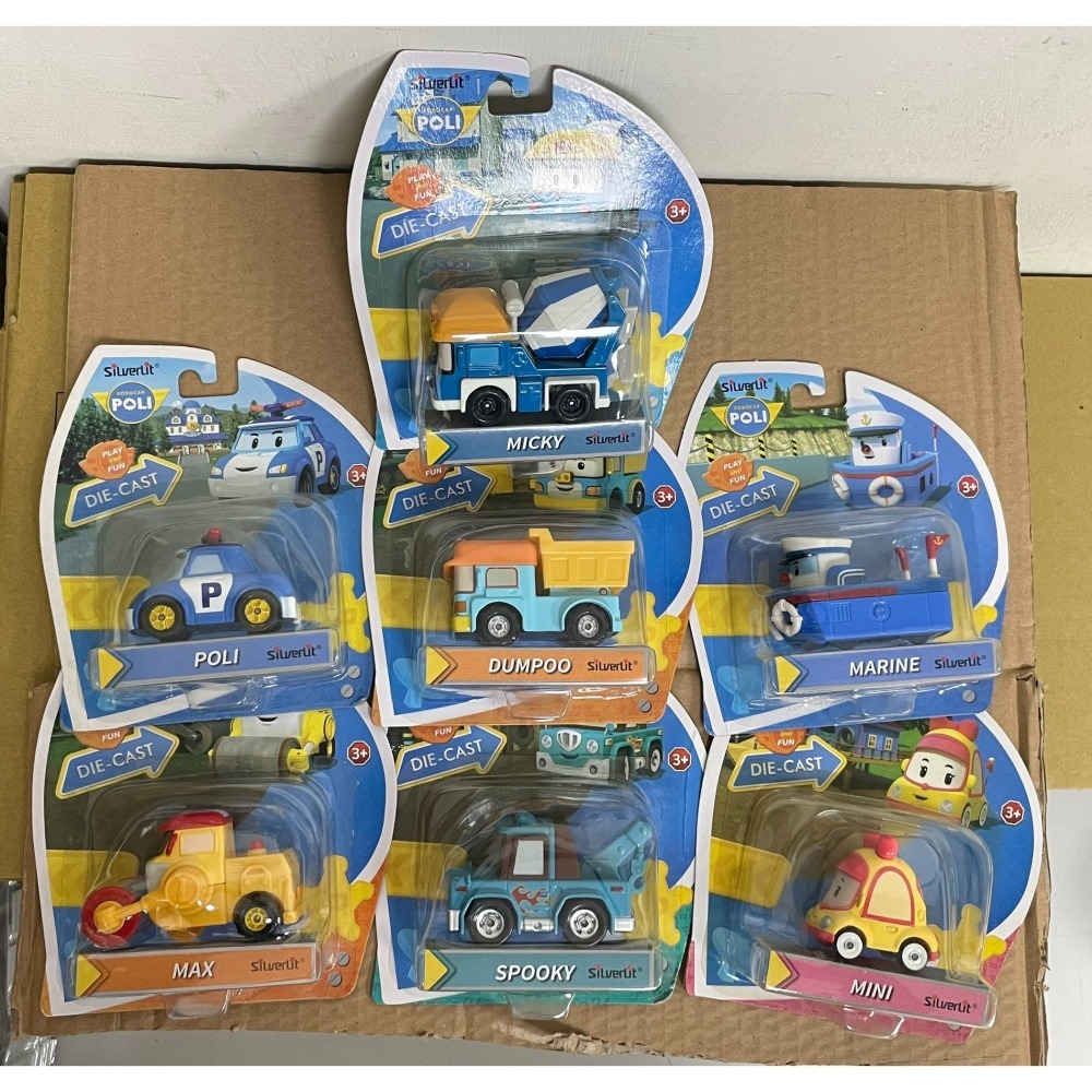 台灣現貨👍波力救援小英雄 吊卡 波力 波利玩具車 波力小汽車 波利合金車-細節圖5