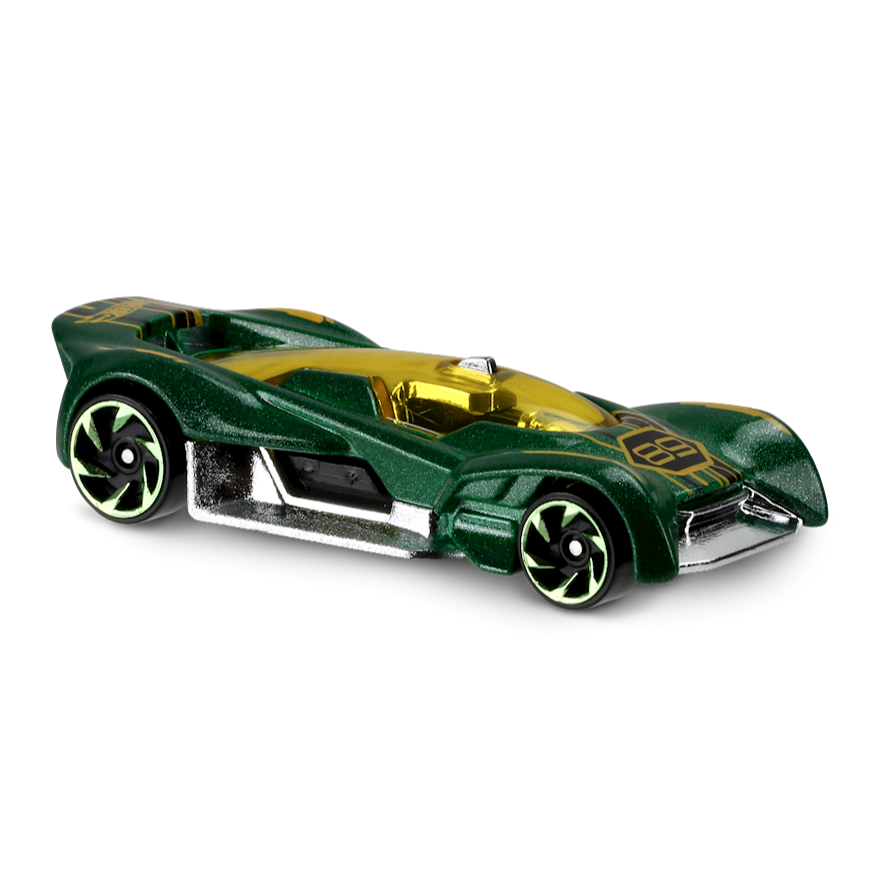 台灣現貨👍 美泰兒 Hot Wheels 風火輪 合金小汽車 收藏 超級跑車 未來主義(綠)(無盒特價)-細節圖2