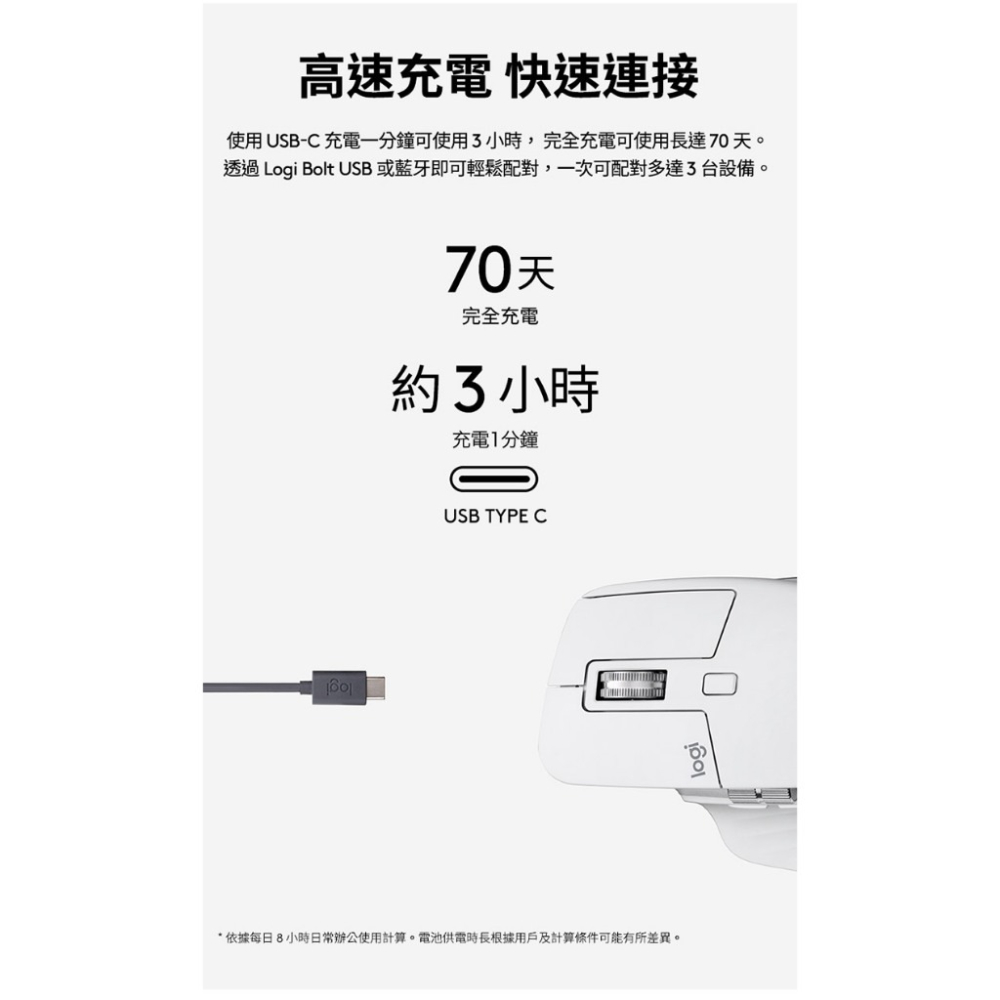 👍台灣公司貨 Logitech 羅技 MX Master 3s 無線智能滑鼠 無線滑鼠-細節圖6