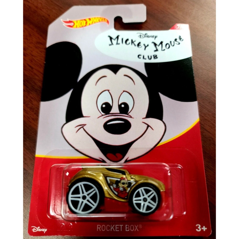 台灣現貨👍 Mattel 美泰兒 Hot wheels 風火輪 迪士尼 米奇聯名 合金小汽車 米奇俱樂部款-細節圖2