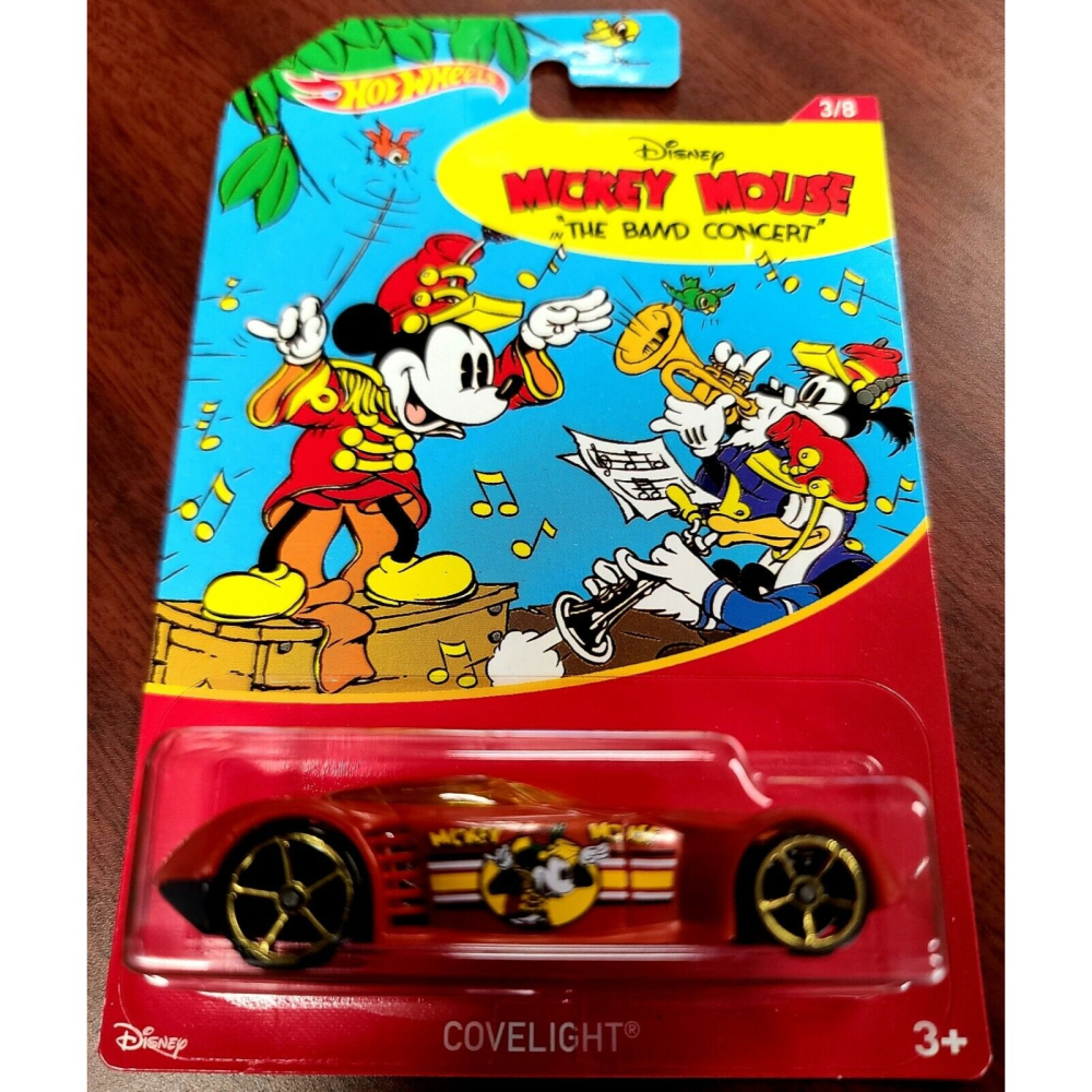 台灣現貨👍 Mattel 美泰兒 Hot wheels 風火輪 迪士尼 米奇聯名 合金小汽車 米奇樂隊款-細節圖2