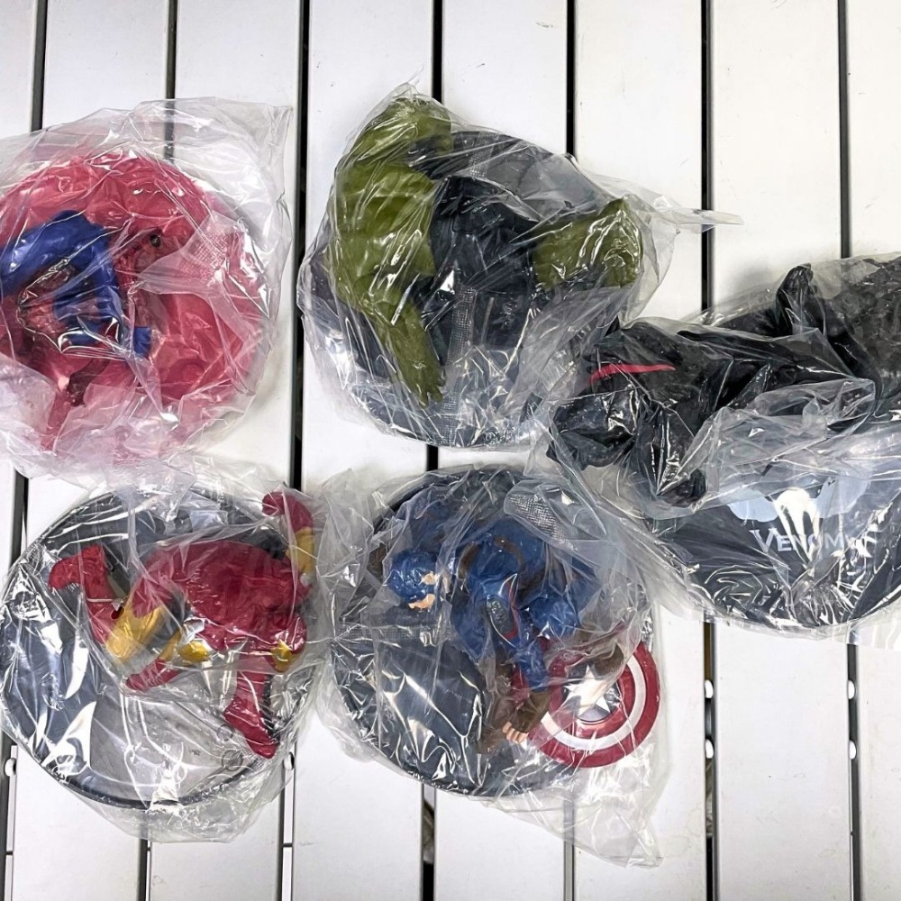 台灣現貨👍漫威公仔 蛋糕裝飾 擺件公仔 蛋糕公仔 慶生派對 玩具擺件 美國隊長(無盒袋裝)-細節圖4