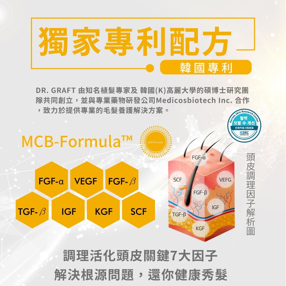 Dr.GRAFT Scalp Shampoo 頭皮淨透修護洗髮精300ml-細節圖4