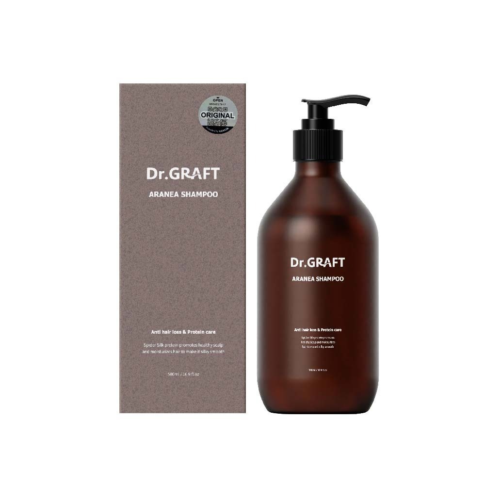 Dr.GRAFT ARANEA Shampoo 蜘蛛胜肽密集養髮洗髮精500ML-細節圖2