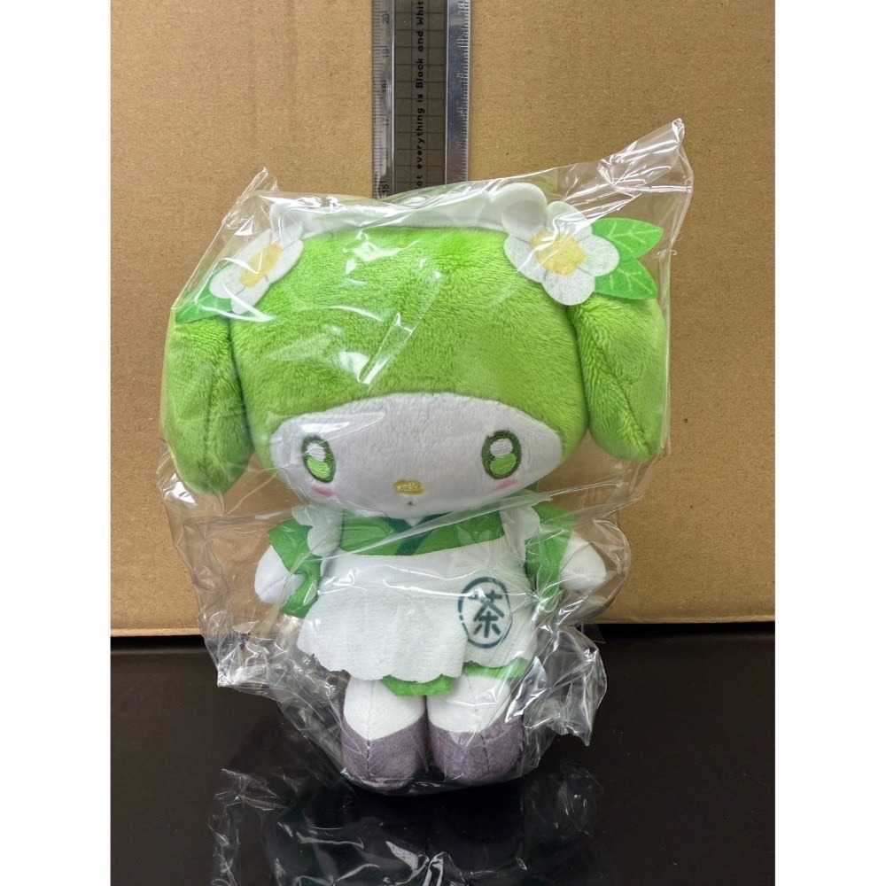 三麗鷗聯名 抹茶系列 Hello Kitty & My Melody 娃娃吊飾-規格圖2