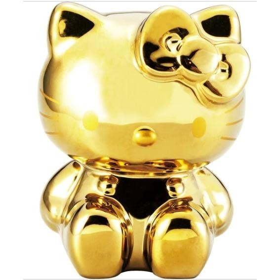 三麗鷗 金色造型存錢筒-細節圖2