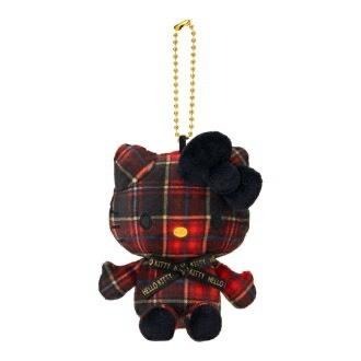 現貨｜日本格紋版、夏威夷黑皮版HELLO KITTY吊飾-細節圖3