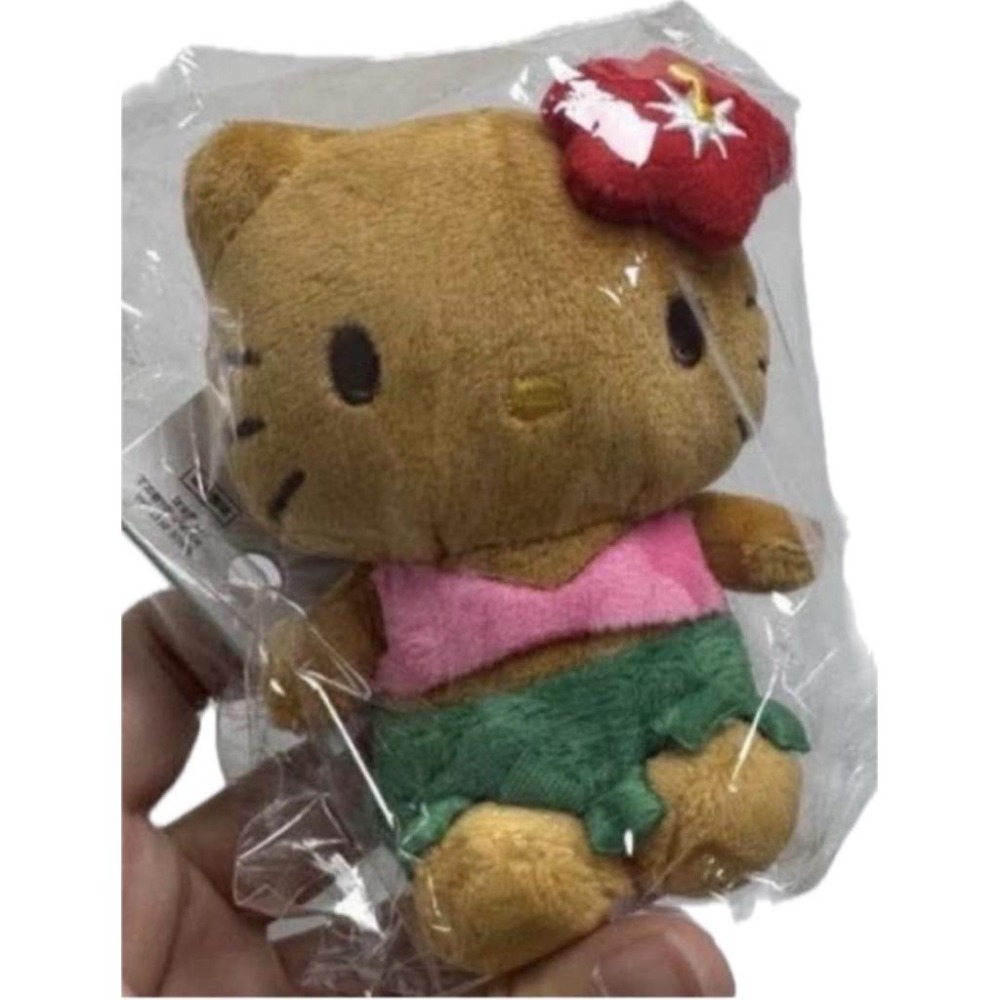現貨｜日本格紋版、夏威夷黑皮版HELLO KITTY吊飾-細節圖5