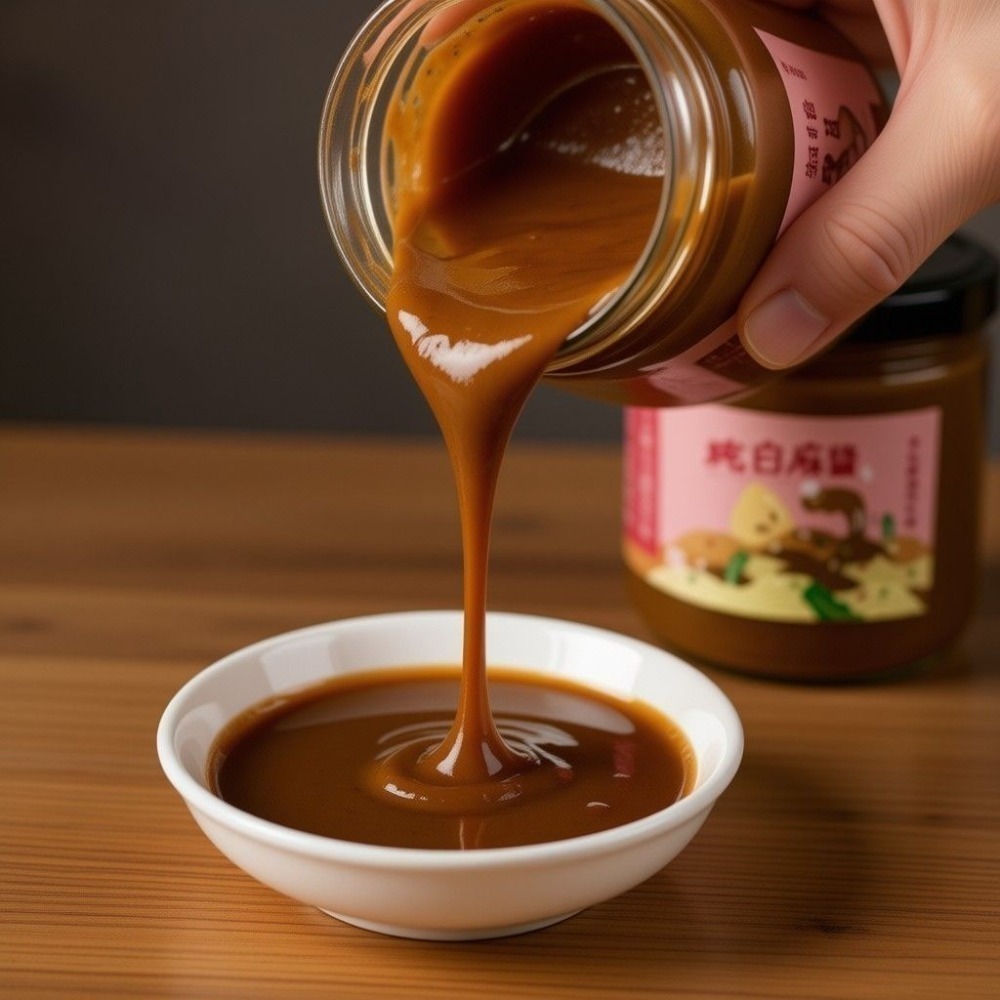 金弘麻油花生行 無糖無添加 純白芝麻醬 玻璃瓶 300g 馬哥必好料 生酮飲食-細節圖2