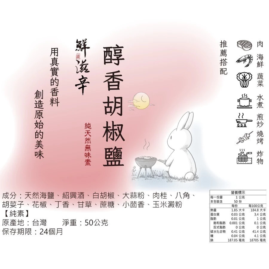 【鮮滋辛】最具台灣特色的香料 醇香胡椒鹽 胡椒鹽 風味鹽 綜合香料 馬哥必好料-細節圖4