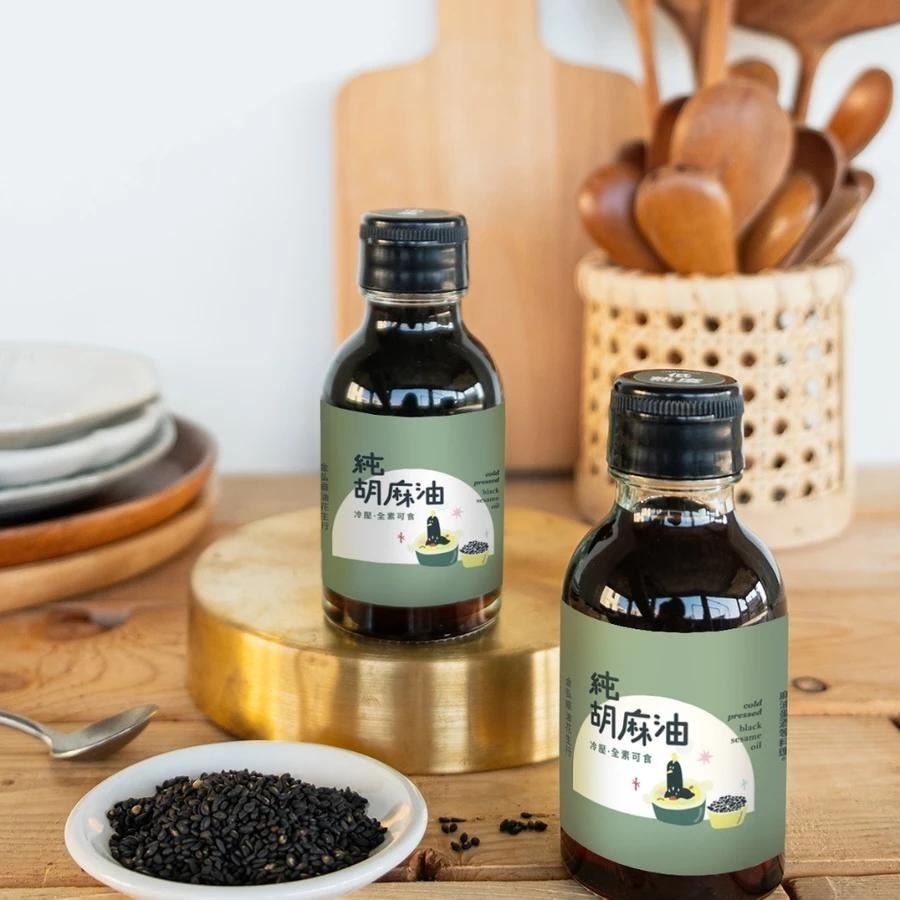 金弘麻油花生行【任選】胡麻油/香油/白麻油/ 花生油100ml 嚐鮮迷你油瓶-細節圖4