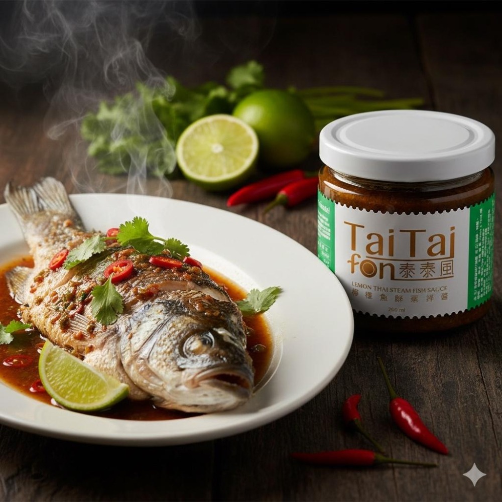 All in one  泰泰風檸檬蒸魚醬 蒸魚 拌麵（蘿拉老師蝦皮唯一授權賣場）-細節圖2