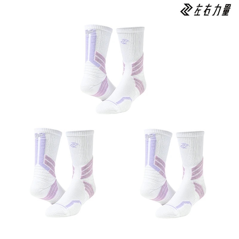 《JZ運動用品》左右力量實戰加厚長筒運動襪-規格圖4