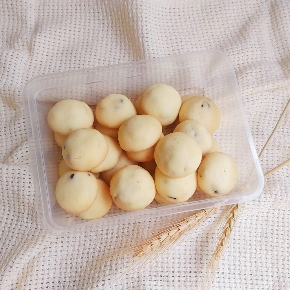 【手工餅乾】現做 低糖 巧克力豆雪球 原味/法芙娜可可-細節圖2