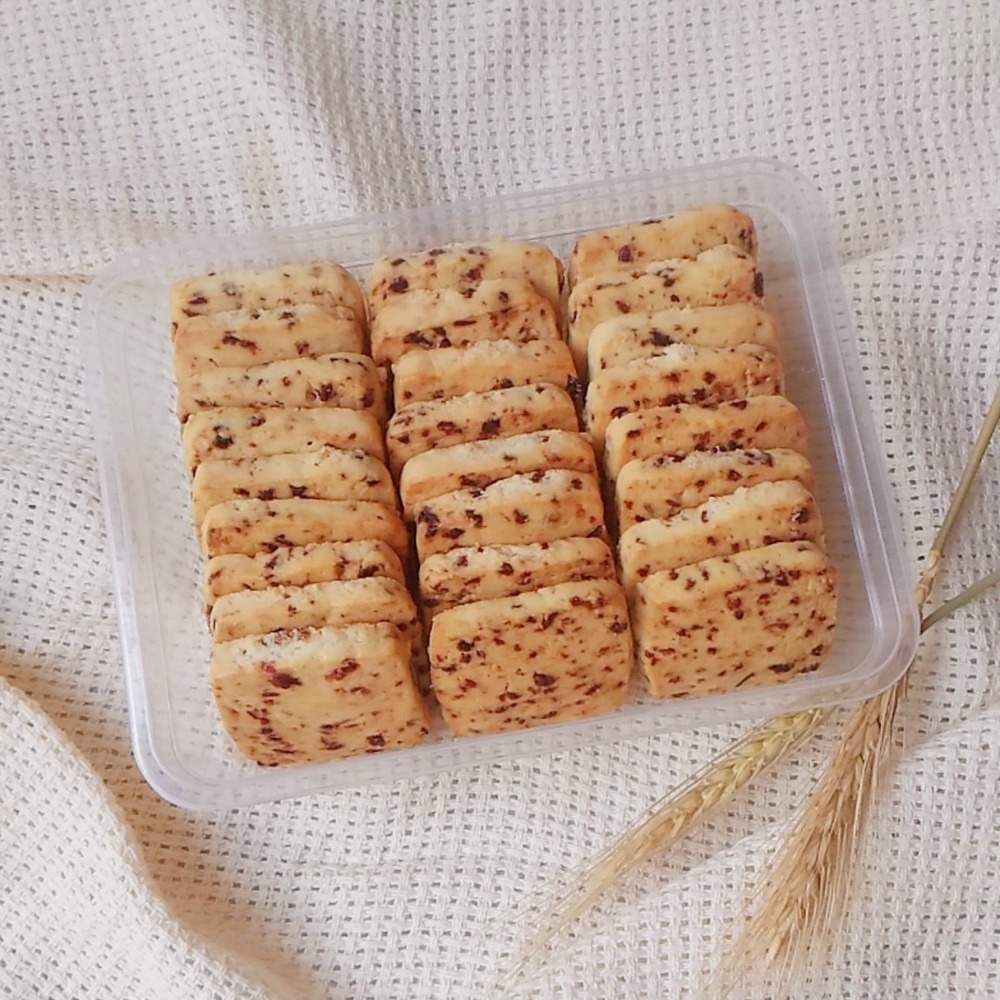 【手工餅乾】切片餅乾 現做 低糖 蔓越莓餅乾-細節圖2