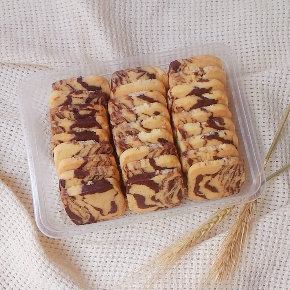 【手工餅乾】大理石餅乾 現做 低糖 法芙娜可可/日式抹茶-細節圖2