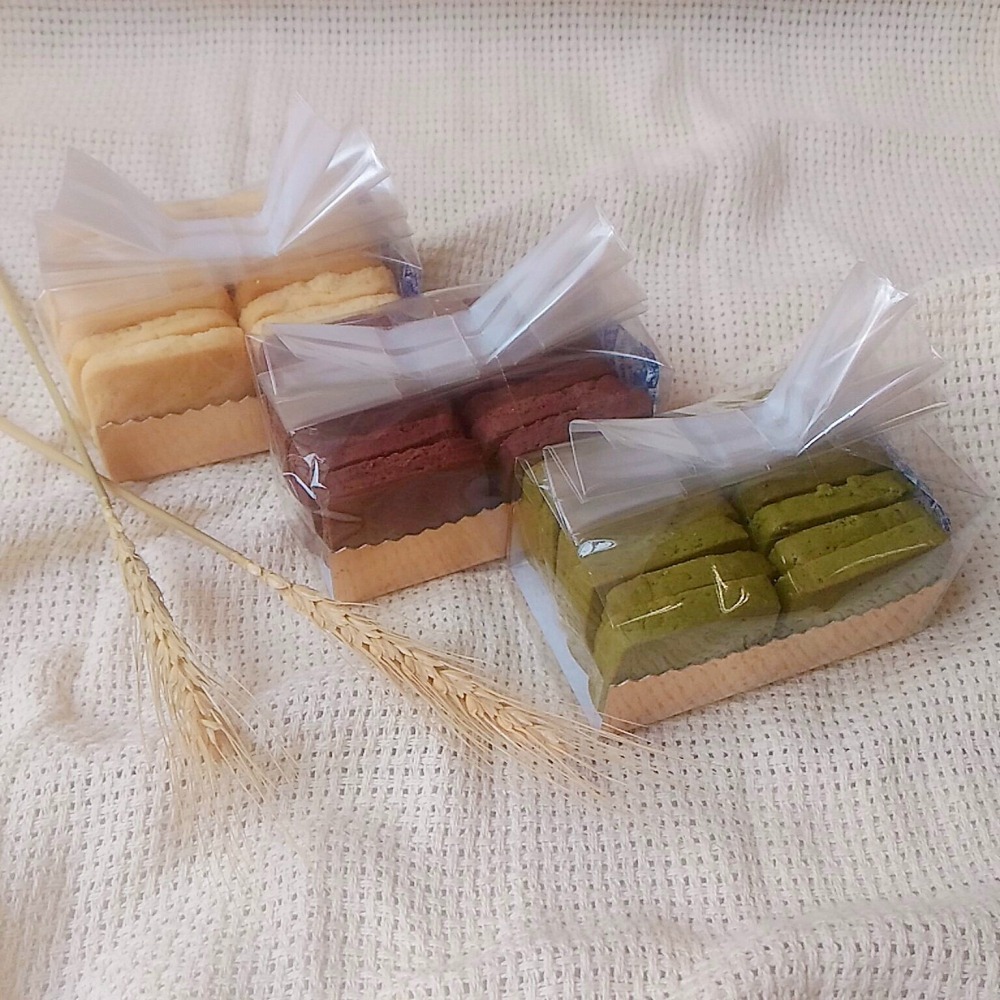 【手工餅乾】小包裝 切片餅乾 擠花曲奇 大理石 杏仁片 巧克力豆 現做 低糖 原味/法芙娜可可/日式抹茶-細節圖2