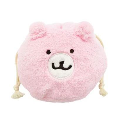 【Peoria 魔法選物舖】Chiikawa｜吉伊卡哇 熊熊絨毛束口小包｜臉型造型袋・官方官網正版授權-細節圖4