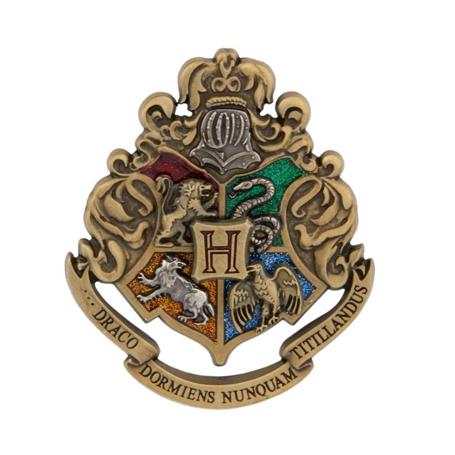 【Peoria 魔法選物舖】霍格華茲校徽金屬胸針｜復古／雙層款官方授權徽章-細節圖2