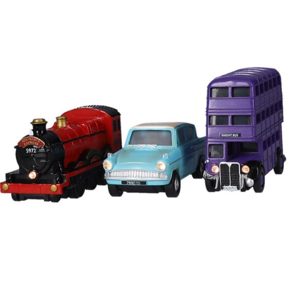 Peoria✿哈利波特夜光回拉鑰匙圈霍格華茲特快列車 福特 夜巴士-細節圖2