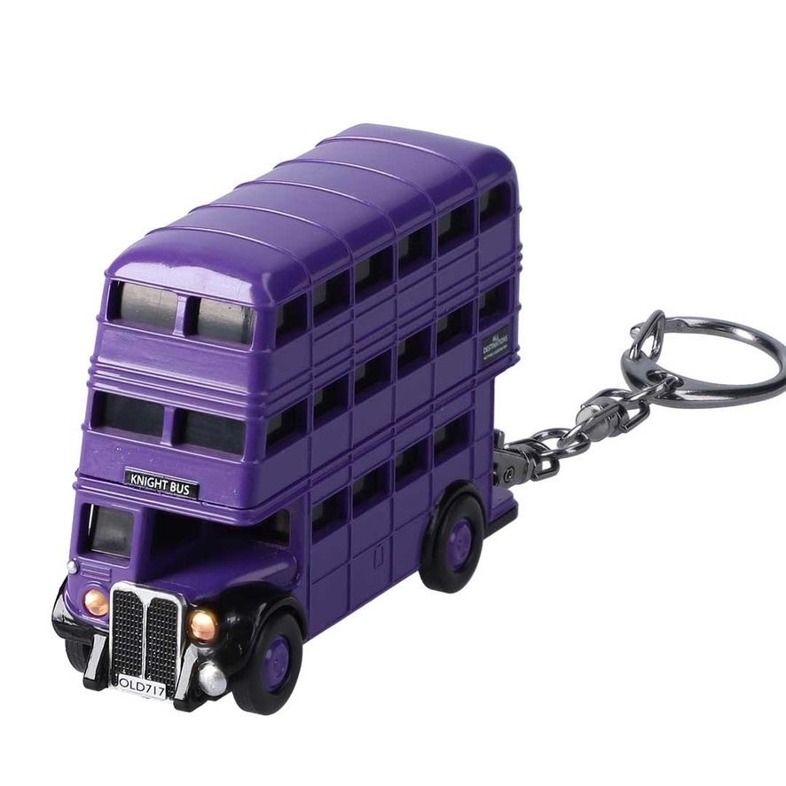 Peoria✿哈利波特夜光回拉鑰匙圈霍格華茲特快列車 福特 夜巴士-細節圖5