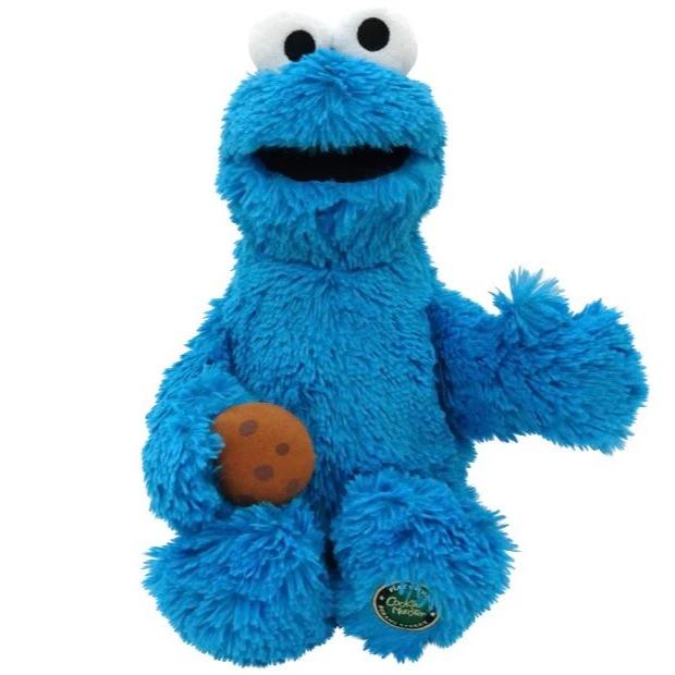 Peoria✿日本環球影城 芝麻街 餅乾怪物  絨毛玩具（M號） 絨毛 娃娃 請先詢問庫存-細節圖2