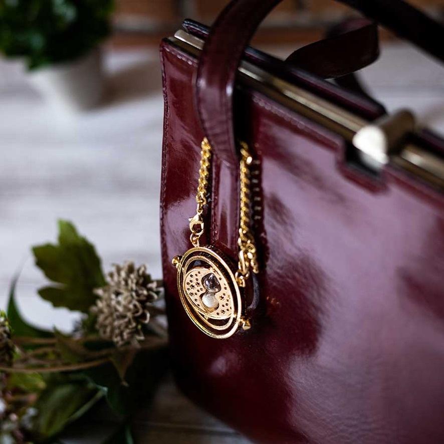 Peoria✿日本 mahou dokoro 哈利波特 時間轉換器 時光器 2way 吊飾 項鍊-細節圖3