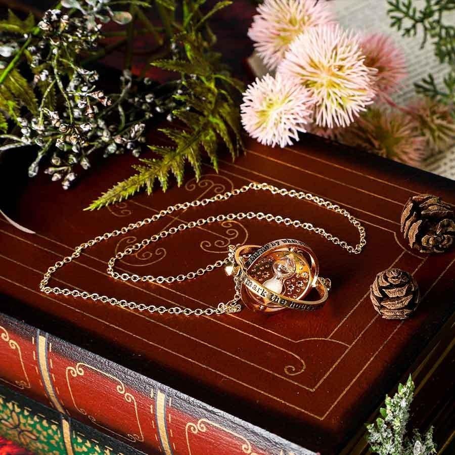 Peoria✿日本 mahou dokoro 哈利波特 時間轉換器 時光器 2way 吊飾 項鍊-細節圖4