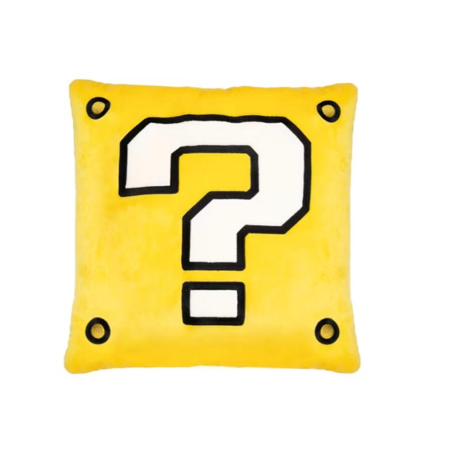 Peoria✿美國環球影城 超級任天堂世界 雙面超級星星 & 問號方塊枕-細節圖3