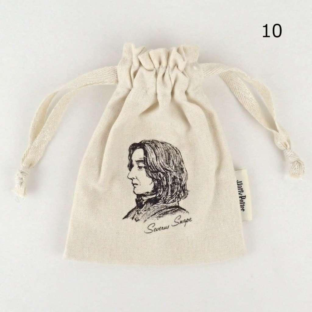 【Peoria 魔法選物舖】哈利波特角色手繪巾著袋 束口袋｜日系絨布收納小物袋-細節圖6