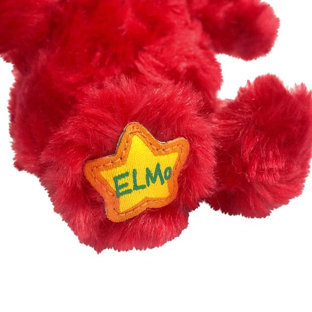 Peoria✿日本環球影城 正版 芝麻街 TM 毛絨鑰匙扣 (Elmo) 毛絨吊飾-細節圖2