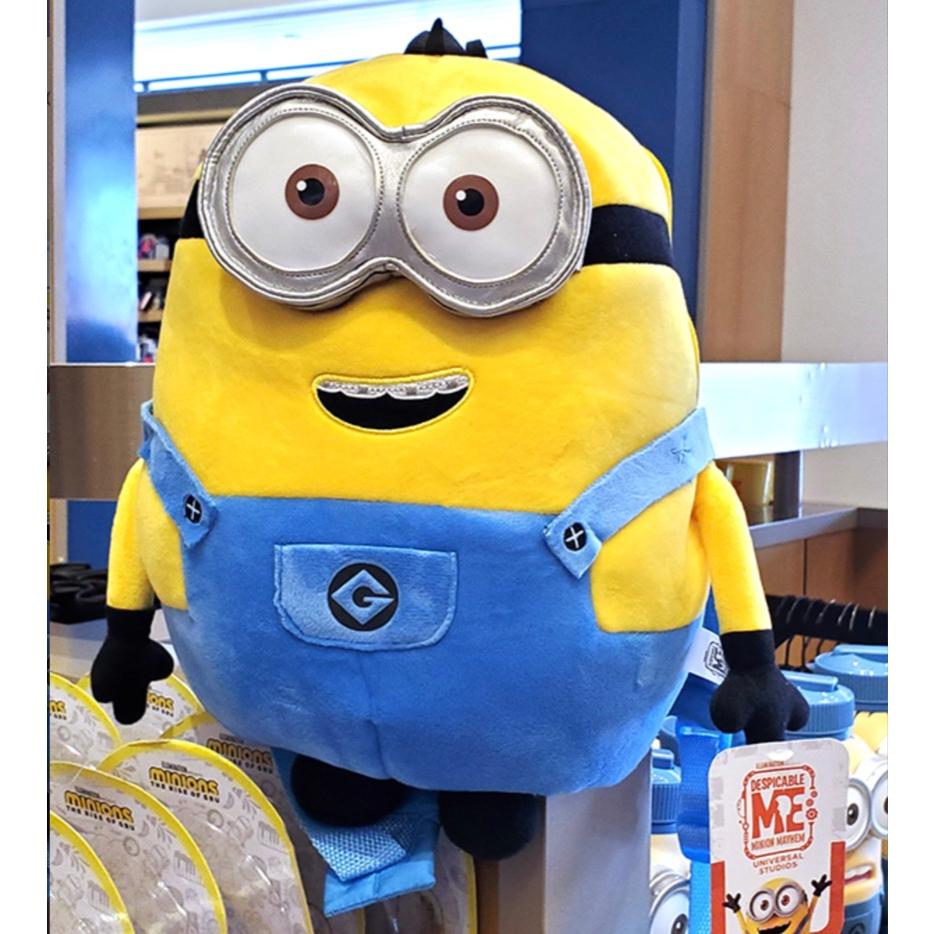 Peoria✿美國環球影城 小小兵 神偷奶爸 奧托毛絨背包  Minions Otto Plush Backpack-細節圖3