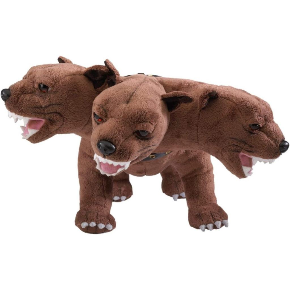 Peoria✿英國哈利波特 三頭犬 玩偶 娃娃 海格的毛毛 Fluffy Collector’s Plush-細節圖3