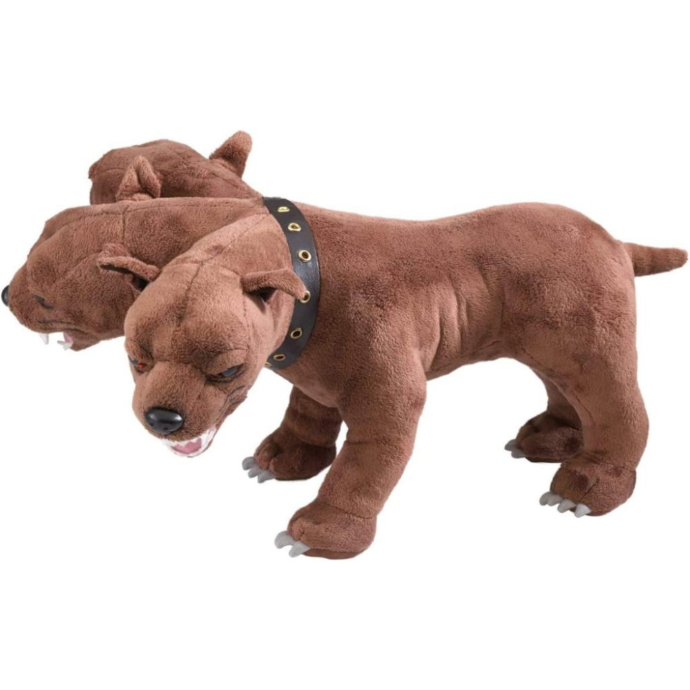 Peoria✿英國哈利波特 三頭犬 玩偶 娃娃 海格的毛毛 Fluffy Collector’s Plush-細節圖5