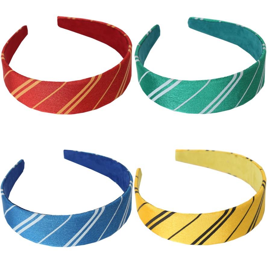 【Peoria 魔法選物舖】哈利波特四學院髮箍｜獅院蛇院髮飾 魔法條紋髮箍-細節圖2