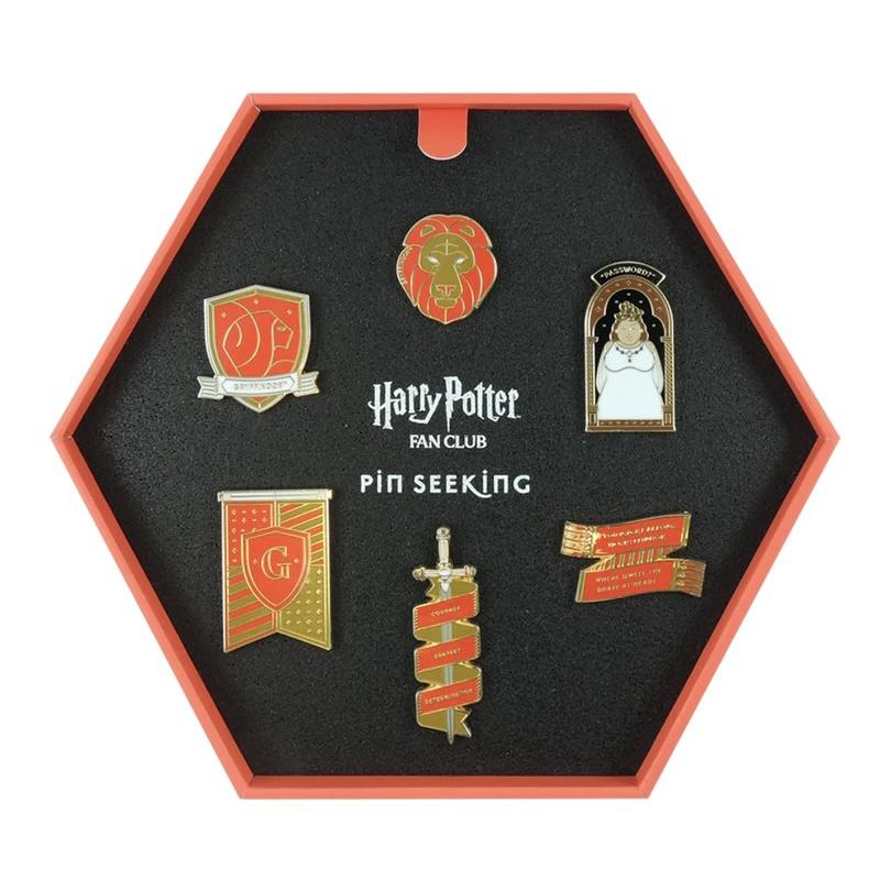 Peoria✿英國哈利波特 學院 琺瑯別針套裝 Enamel Pin Set-細節圖3