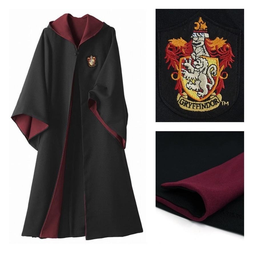Peoria✿環球影城  巫師袍 哈利波特 日版/美版 霍格沃茲 學生袍 葛萊芬多 史萊哲林 赫夫帕夫 雷文克勞-細節圖2