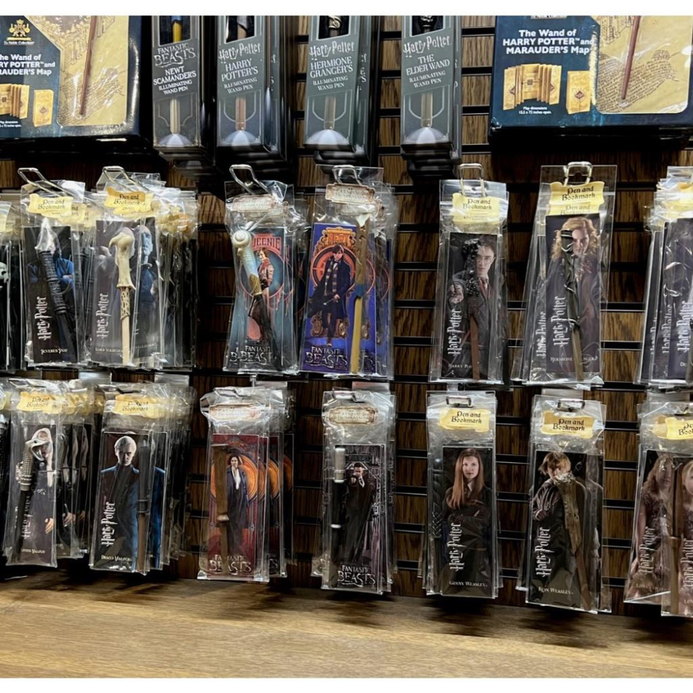 【Peoria 魔法選物舖】怪獸與牠們的產地 原版魔杖筆＋書籤組｜Noble Collection 授權｜仿真魔杖握柄✍-細節圖5