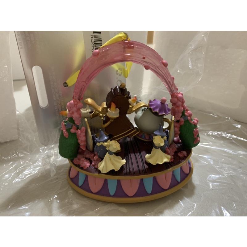 Peoria✿迪士尼 美女與野獸 聖誕吊飾 盧米亞與朋友們 唱歌 聖誕裝飾品 裝飾品 聖誕樹裝飾-細節圖4