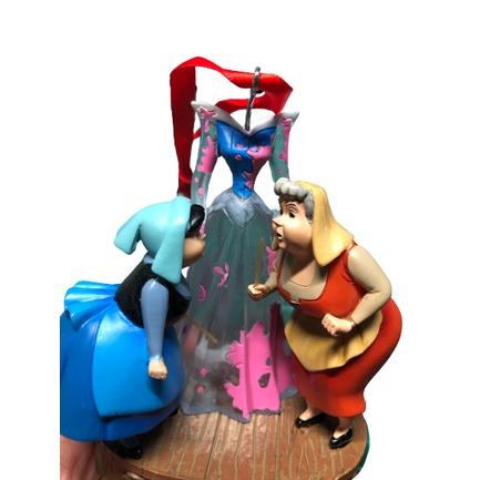 Peoria✿迪士尼 花拉與藍天 可發光 睡美人製衣場景 聖誕吊飾 2021-細節圖4