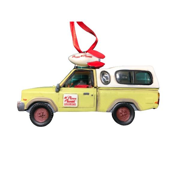 Peoria✿迪士尼 披薩車 比薩星球送貨車 可發亮 聖誕 節慶 裝飾品 - 玩具總動員 吊飾 聖誕樹吊飾-細節圖4