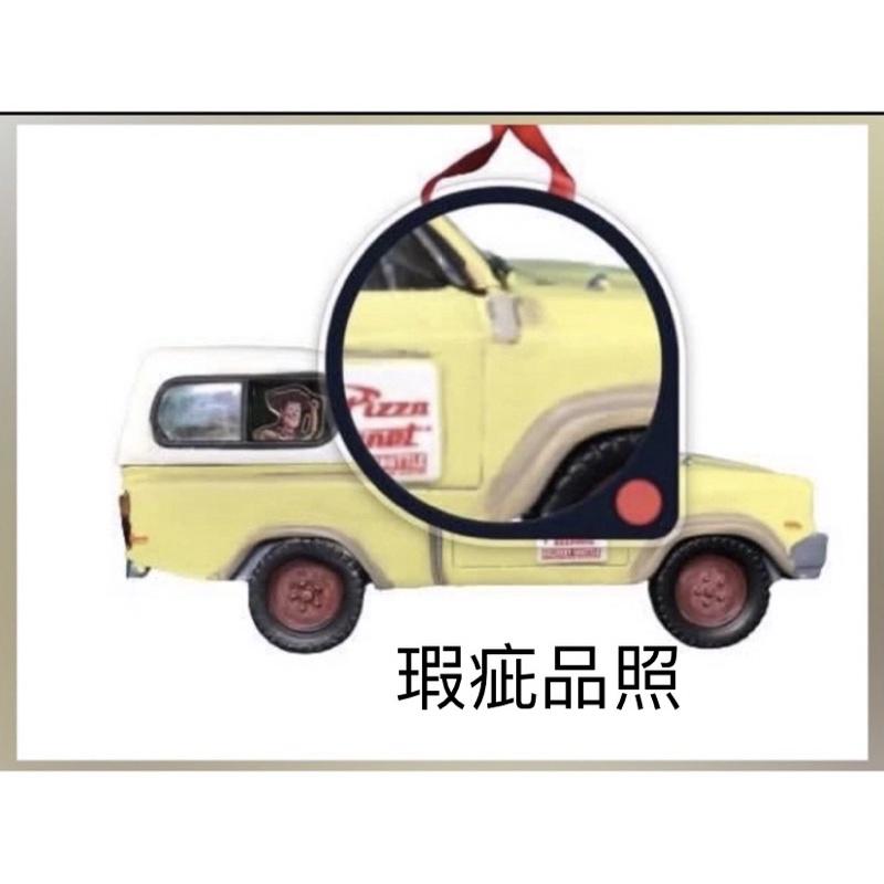 Peoria✿迪士尼 披薩車 比薩星球送貨車 可發亮 聖誕 節慶 裝飾品 - 玩具總動員 吊飾 聖誕樹吊飾-細節圖8