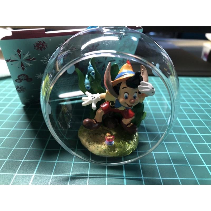 Peoria✿迪士尼 皮諾丘玻璃球聖誕 裝飾 吊飾 聖誕樹裝飾 裝飾品-細節圖3