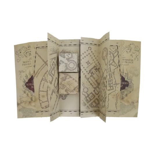 Peoria✿英國哈利波特商店 劫盜地圖 複製品The Marauder＇s Map - Replica-細節圖3