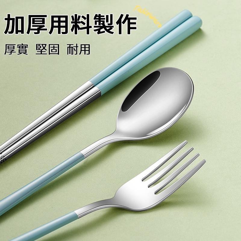 ❤️台灣現貨【太空艙款三件式餐具組】攜帶餐具 環保餐具 餐具組 筷叉勺 禮品 婚禮小物 禮物 D231-細節圖5