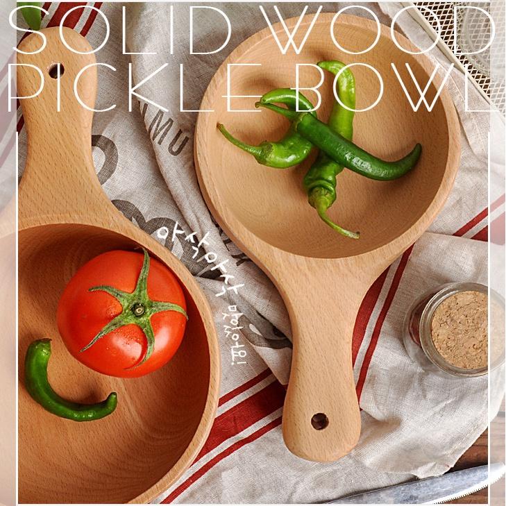 ❤️ 台灣現貨【帶柄木碗】手把木碗 泡麵碗 木飯碗 麵碗 大勺 木湯匙 水瓢 木瓢 原木餐具 D191-細節圖2