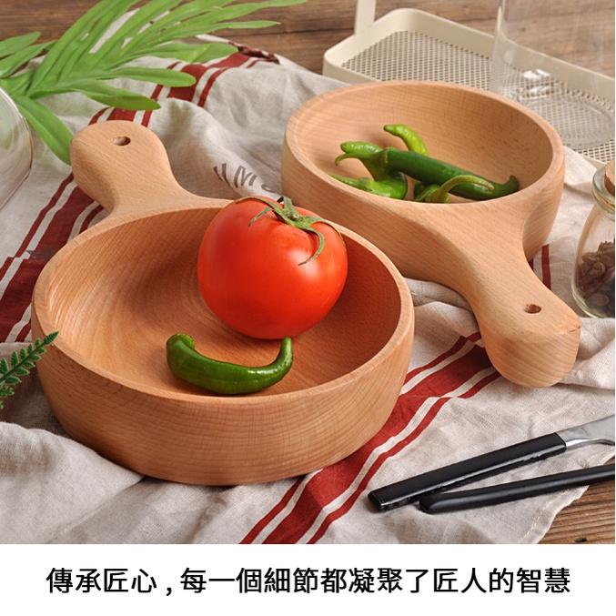 ❤️ 台灣現貨【帶柄木碗】手把木碗 泡麵碗 木飯碗 麵碗 大勺 木湯匙 水瓢 木瓢 原木餐具 D191-細節圖4