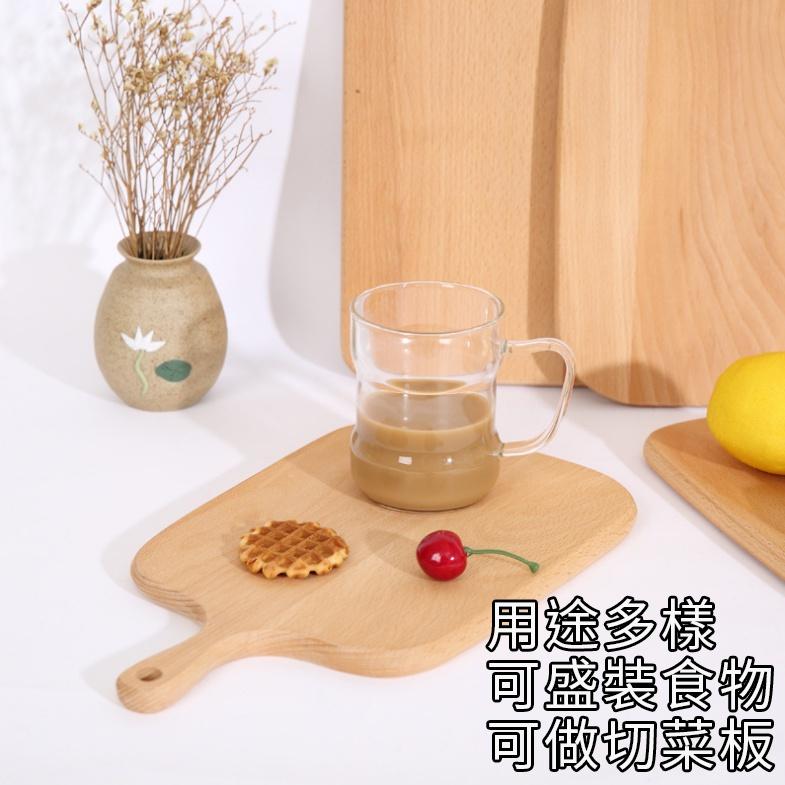 ❤️ 台灣現貨【木砧板】 櫸木砧板 pizza盤 麵包盤 麵包板 麵包擺盤 披薩擺盤 食物盤 木盤 美式餐盤 D032-細節圖6